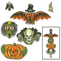 The History of Vintage Beistle, H. E. Luhr & German Made Die Cuts -  Halloween & Christmas Wall Art — Emily Retro - Vintage and DIY Home Design